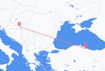 Loty z Osijek, Chorwacja z Samsun, Turcja