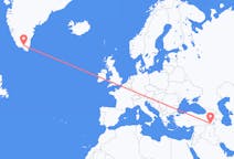 Flights from Hakkâri, Turkey to Narsarsuaq, Greenland
