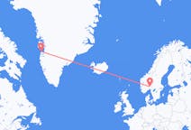 Flyrejser fra Aasiaat, Grønland til Oslo, Norge