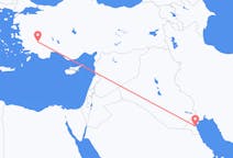 Flyreiser fra Kuwait, Kuwait til Denizli, Tyrkia