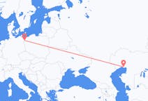 Flüge von Atyrau, Kasachstan nach Stettin, Polen