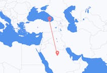Flyg från Al Qasim, Saudiarabien till Trabzon, Turkiet