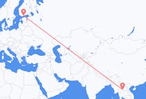 Flights from Nan Province, Thailand to Helsinki, Finland
