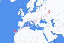 Flights from Penza, Russia to Las Palmas, Spain