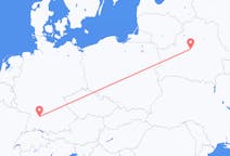 ベラルーシのから ミンスク、ドイツのへ シュトゥットガルトフライト