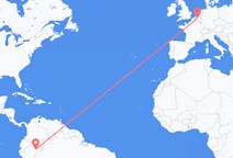 Flyreiser fra Iquitos, Peru til Brussel, Belgia