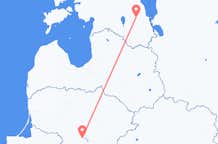 Flyg från Kaunas, Litauen till Tartu, Estland