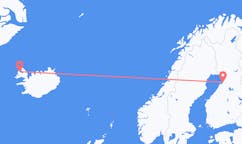 Flights from the city of Oulu, Finland to the city of Ísafjörður, Iceland