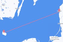Flights from Bornholm, Denmark to Liepāja, Latvia