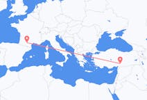 Flights from Kahramanmaraş, Turkey to Toulouse, France