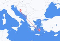 Vols depuis la ville de Brač vers la ville de Santorin