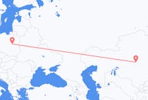 哈萨克斯坦出发地 傑茲卡茲甘飞往哈萨克斯坦目的地 华沙的航班