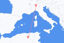 Flyrejser fra Biskra, Algeriet til Milano, Italien