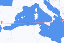 Flyg från Kefalonia, Grekland till Sevilla, Spanien