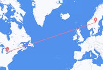 Flights from London, Canada to Sveg, Sweden