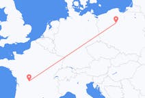 Flug frá Bydgoszcz, Póllandi til Limoges, Frakklandi