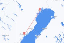 Vols depuis la ville de Luleå vers la ville de Örnsköldsvik