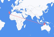 Flights from Kununurra, Australia to Tenerife, Spain