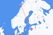 Flyreiser fra Bodø, Norge til Riga, Latvia