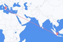 Flyrejser fra Jakarta, Indonesien til Catania, Italien