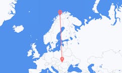 Flights from Sørkjosen, Norway to Satu Mare, Romania