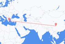 Flyreiser fra Chengdu, til Athen