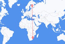 Flyreiser fra Margate, KwaZulu-Natal, Sør-Afrika til Villmanstrand, Finland
