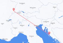 Flights from Basel to Zadar