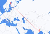 Flights from Bhubaneswar, India to Vaasa, Finland