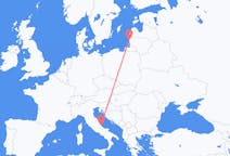 Voos de Palanga, Lituânia para Pescara, Itália