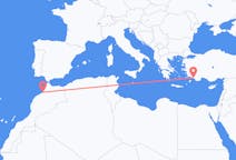 Flights from Rabat, Morocco to Dalaman, Turkey