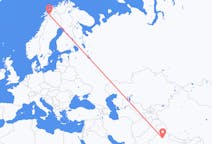 Lennot New Delhistä Narvikiin