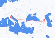 出发地 阿塞拜疆占贾目的地 意大利佩鲁贾的航班
