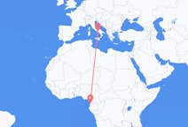 Flyreiser fra Bata, Ekvatorial-Guinea til Napoli, Italia