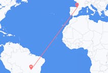 Flyreiser fra Goiânia, Brasil til Pamplona, Spania
