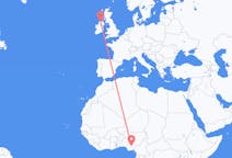 Flug frá Enugu, Nígeríu til Derry, Norður-Írlandi