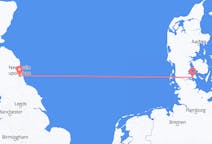 Flights from Sønderborg, Denmark to Newcastle upon Tyne, England