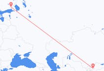 Fly fra Andisjan til Lappeenranta