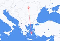 Flug frá Sibiu til Naxos
