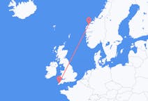 Flights from Newquay, England to Ålesund, Norway