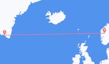 Flights from Sogndal, Norway to Qaqortoq, Greenland