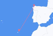 Flights from A Coruña, Spain to Vila Baleira, Portugal