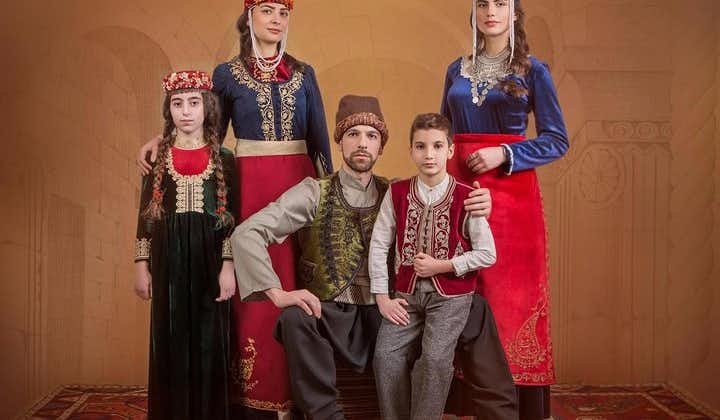 Photoshoot in Armenian garments 