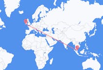 Flyg från Kuantan, Malaysia till Cork, Irland