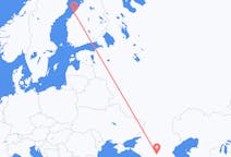 Flyreiser fra Mineralnye Vody, Russland til Karleby, Finland
