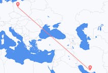 Flights from Lar, Iran to Poznań, Poland