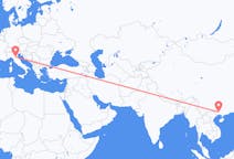 Flights from Nanning, China to Bologna, Italy