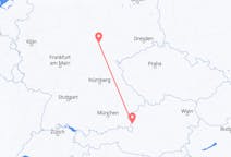 Flyreiser fra Erfurt, Tyskland til Salzburg, Østerrike