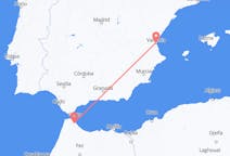 Flyrejser fra Tétouan, Marokko til Valencia, Spanien