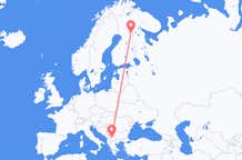 Flights from Kuusamo to Skopje
